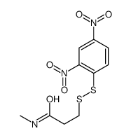 3-[(2,4-dinitrophenyl)disulfanyl]-N-methylpropanamide Structure