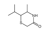 6-ISOPROPYL-5-METHYLTHIOMORPHOLIN-3-ONE structure