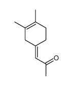 1-(3,4-dimethylcyclohex-3-en-1-ylidene)propan-2-one结构式