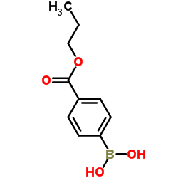 [4-(Propoxycarbonyl)phenyl]boronic acid Structure