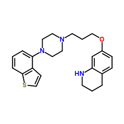 7-{3-[4-(1-Benzothiophen-4-yl)-1-piperazinyl]propoxy}-1,2,3,4-tetrahydroquinoline结构式