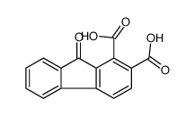 9-oxofluorene-1,2-dicarboxylic acid Structure