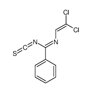 N-(2,2-dichloroethenyl)benzenecarboximidoyl isothiocyanate结构式