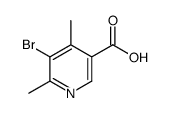 5-bromo-4,6-dimethylpyridine-3-carboxylic acid Structure