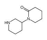 3-(N-δ-valerolactam)piperidine hydrochloride结构式