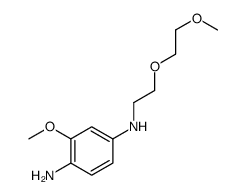 2-methoxy-N'-[2-(2-methoxyethoxy)ethyl]benzene-1,4-diamine结构式