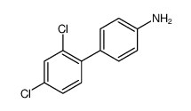 [1,1'-Biphenyl]-4-amine, 2',4'-dichloro structure