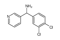 3-Pyridinemethanamine, α-(3,4-dichlorophenyl) Structure