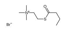 [2-(butyrylthio)ethyl]trimethylammonium bromide结构式