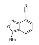 2,1-Benzisoxazole-7-carbonitrile,3-amino-(9CI)结构式