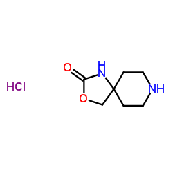 3-Oxa-1,8-diazaspiro[4.5]decan-2-one hydrochloride (1:1) Structure