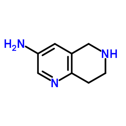 5,6,7,8-tetrahydro-1,6-naphthyridin-3-amine Structure