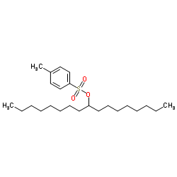 9-Heptadecanyl 4-methylbenzenesulfonate结构式