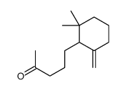 5-(2,2-dimethyl-6-methylidenecyclohexyl)pentan-2-one Structure