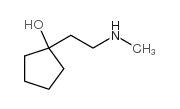 1-[2-(methylamino)ethyl]cyclopentan-1-ol structure