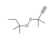 2-methyl-2-(2-methylbut-3-yn-2-ylperoxy)butane Structure