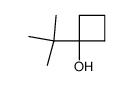 1-t-butylcyclobutanol Structure