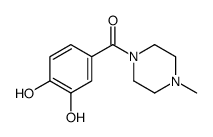 (3,4-dihydroxyphenyl)-(4-methylpiperazin-1-yl)methanone Structure