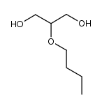 2-monobutyl glyceryl ether Structure