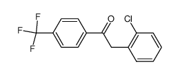 (2-chlorobenzyl)(4-trifluoromethylphenyl)methanone结构式