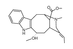 3-methoxy-vobasan-17-oic acid methyl ester Structure
