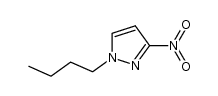 3-nitro-1-butyl-1H-pyrazole结构式