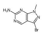 3-bromo-1-methyl-1H-pyrazolo[3,4-d]pyrimidin-6-ylamine结构式