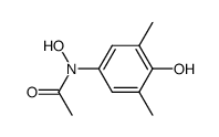 3,5-dimethyl-N-hydroxyparacetamol结构式