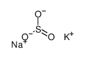 Potassium sodium sulfite structure