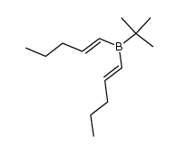 tert.Butyl-di-penten-(1)-yl-(1)-boran Structure