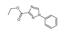 Ethyl 1-phenyl-1H-1,2,4-triazole-3-carboxylate structure