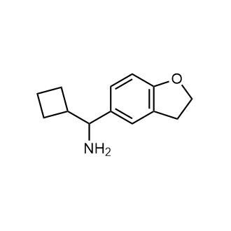 Cyclobutyl(2,3-dihydrobenzofuran-5-yl)methanamine Structure