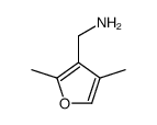 (2,4-Dimethyl-3-furyl)Methylamine Structure