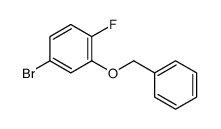 4-BROMO-1-FLUORO-2-(PHENYLMETHOXY)BENZENE structure