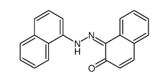 (1E)-1-(naphthalen-1-ylhydrazinylidene)naphthalen-2-one Structure