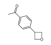 1-[4-(oxetan-3-yl)phenyl]ethanone结构式