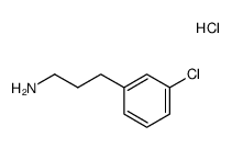 3-(3-chloro-phenyl)-propylamine hydrochloride Structure