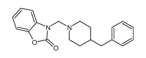 3-[(4-benzylpiperidin-1-yl)methyl]-1,3-benzoxazol-2-one结构式