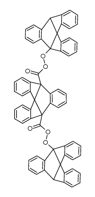 di(9-triptycyl)triptycene-9,10-diperoxycarboxylate Structure