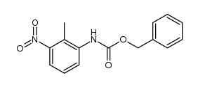(2-methyl-3-nitro-phenyl)-carbamic acid benzyl ester结构式