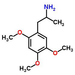 2,4,5-trimethoxyamphetamin Structure