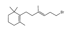 1-bromo-4-methyl-6-(2,6,6-trimethylcyclohex-1-enyl)-3-hexene结构式