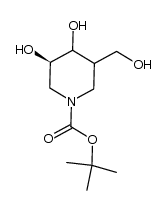 1-tert-butoxycarbonyl-5-(hydroxymethyl)piperidine-3,4-diol Structure