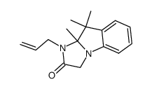 1-Allyl-9,9,9a-trimethyl-1,2,3,9a-tetrahydro-9H-imidazo[1,2-a]indol-2-one Structure