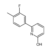 6-(3-fluoro-4-methylphenyl)-1H-pyridin-2-one结构式