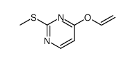 Pyrimidine, 4-(ethenyloxy)-2-(methylthio)- (9CI) structure