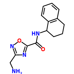 3-(Aminomethyl)-N-(1,2,3,4-tetrahydro-1-naphthalenyl)-1,2,4-oxadiazole-5-carboxamide picture