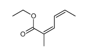 ethyl 2-methylhexa-2,4-dienoate结构式