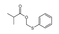 phenylsulfanylmethyl 2-methylpropanoate结构式
