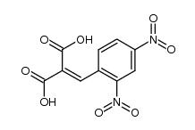 (2,4-dinitro-benzylidene)-malonic acid结构式